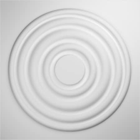 Ekena Millwork 19 5/8in. W x 19 5/8in. H Wade EnduraWall Decorative 3D Wall Panel Covers, Total 32.1 Sq. Ft., 12PK WP20X20WDWH-CASE-12